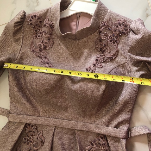 Evening maxi shiny dress - Picture 5 of 8